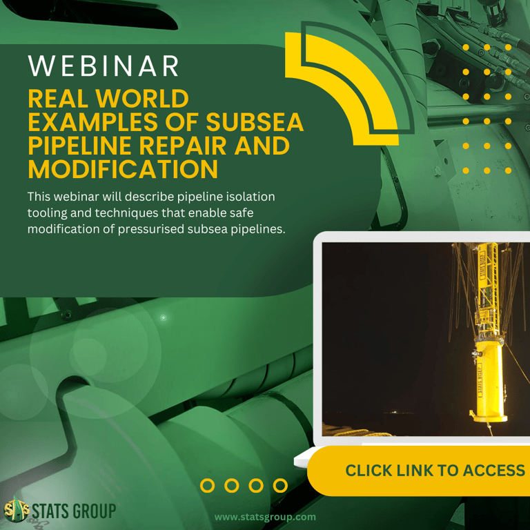 Real World Examples of Subsea Pipeline Repair and Modification