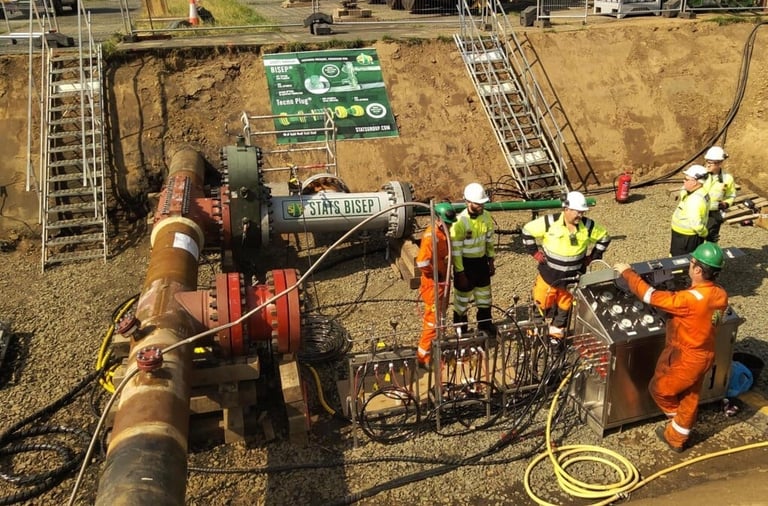 STATS Group complete world-first high pressure hydrogen pipeline isolation