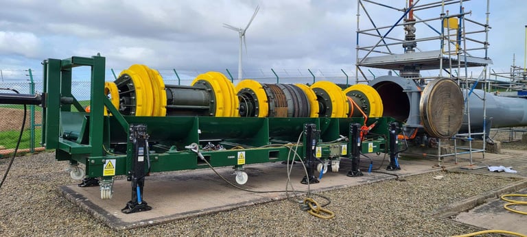 Inline isolation technology to reduce methane emissions during pipeline repair and maintenance