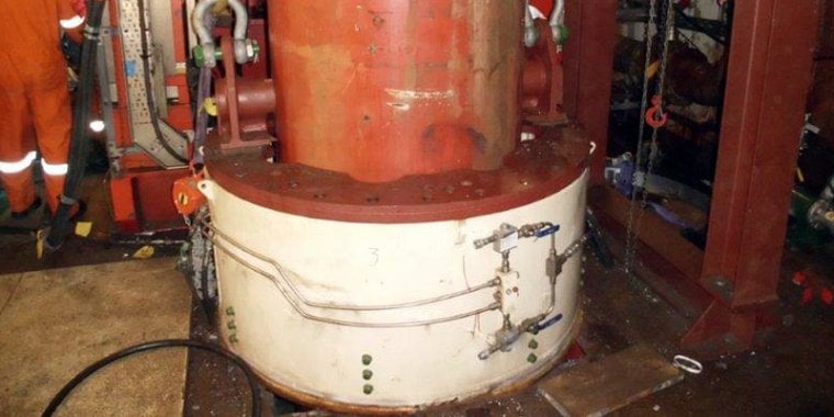 External lifting tool caisson handling