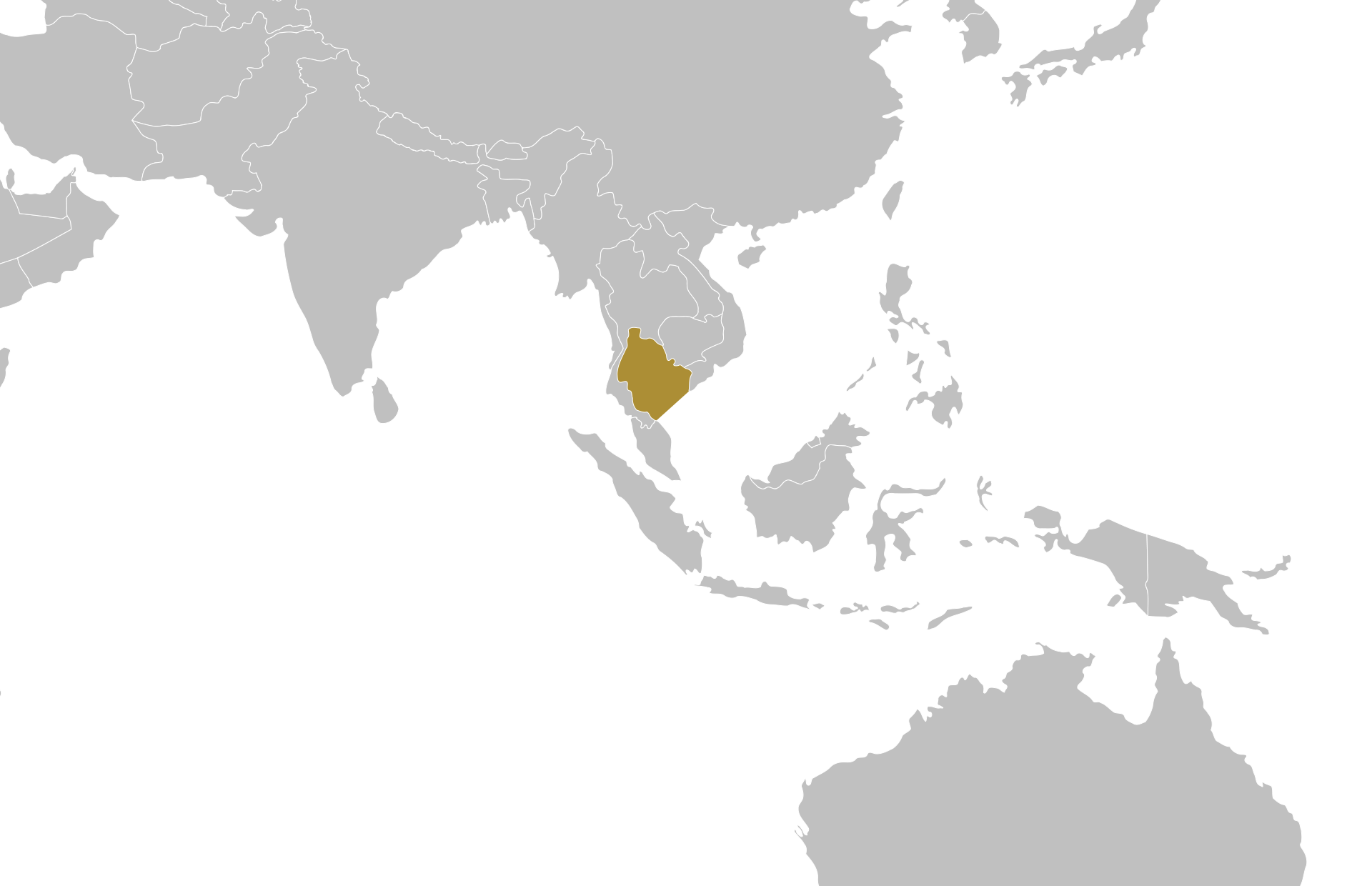 Gulf of Thailand Gulf of Thailand location on a map