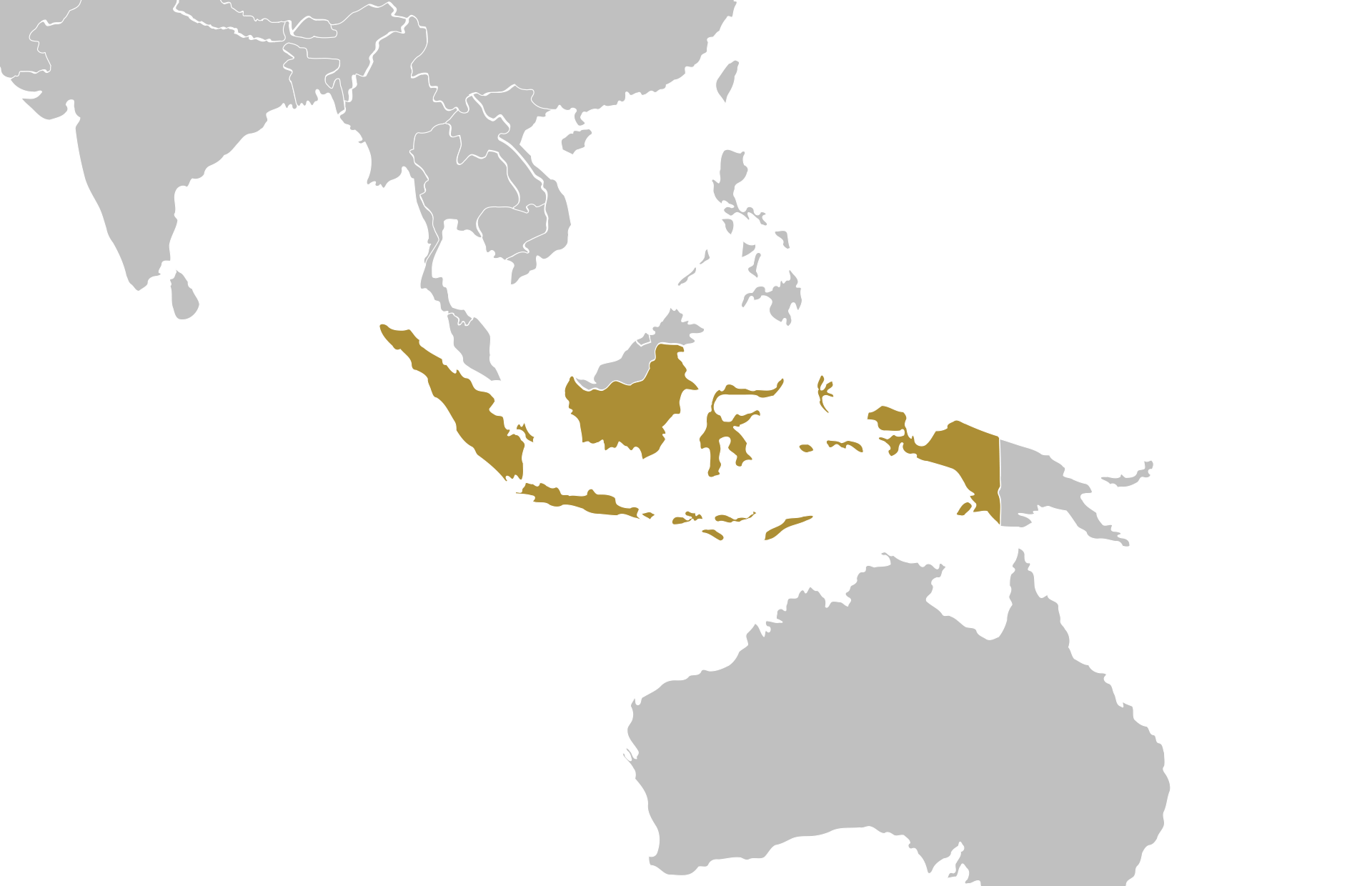 Indonesia Indonesia location on a map