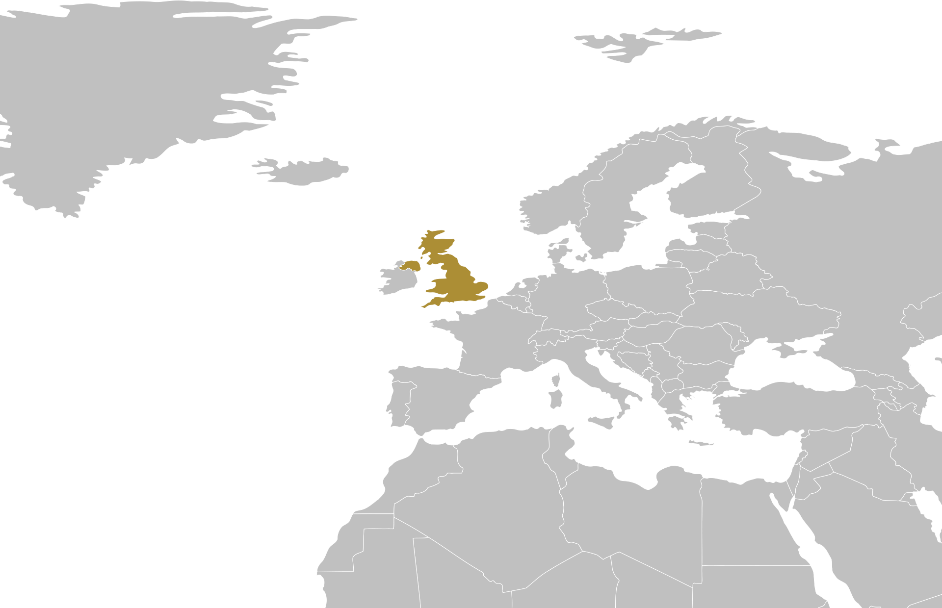 UK UK location on a map